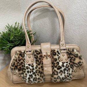 Kathy Van Zealand Fun Fur Cheetah Faux Leather